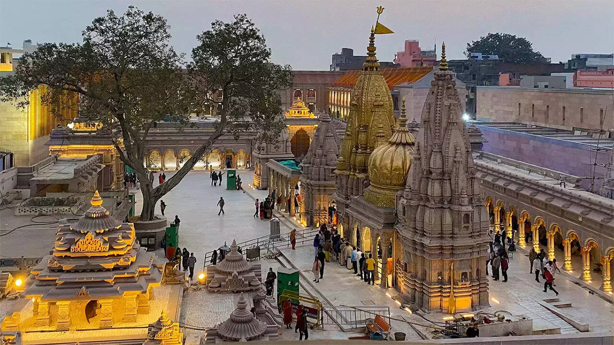 Kashi vishwanath temple vanaras
